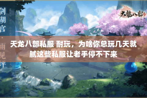 天龙八部私服 耐玩,为啥你总玩几天就腻这些私服让老手停不下来 天龙八部私服 耐玩,为啥你总玩几天就腻这些私服让老手停不下来