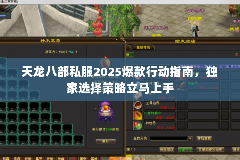 天龙八部私服2025爆款行动指南,独家选择策略立马上手 天龙八部私服2025爆款行动指南,独家选择策略立马上手
