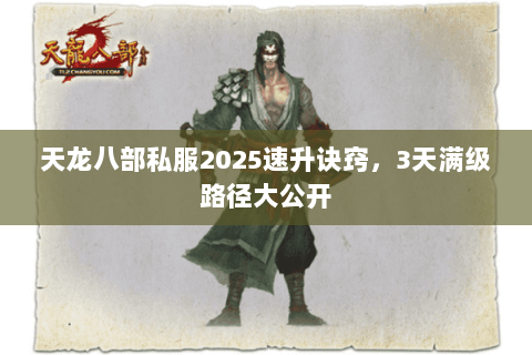 天龙八部私服2025速升诀窍,3天满级路径大公开 天龙八部私服2025速升诀窍,3天满级路径大公开