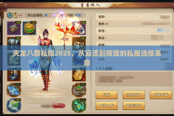 天龙八部私服2025,从崩溃到辉煌的私服选择革命 天龙八部私服2025,从崩溃到辉煌的私服选择革命
