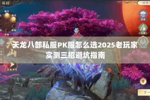 天龙八部私服PK服怎么选2025老玩家实测三招避坑指南 天龙八部私服PK服怎么选2025老玩家实测三招避坑指南