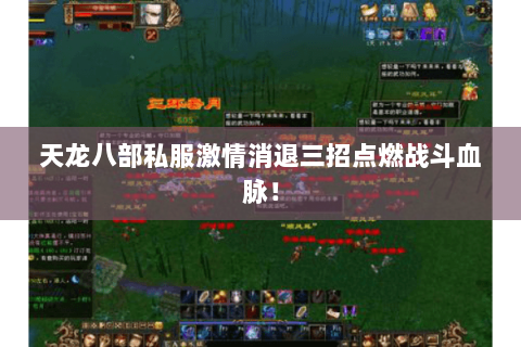天龙八部私服激情消退三招点燃战斗血脉! 天龙八部私服激情消退三招点燃战斗血脉!