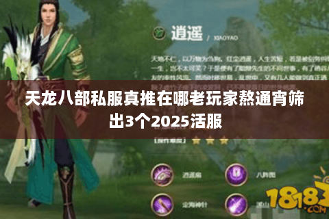 天龙八部私服真推在哪老玩家熬通宵筛出3个2025活服 天龙八部私服真推在哪老玩家熬通宵筛出3个2025活服