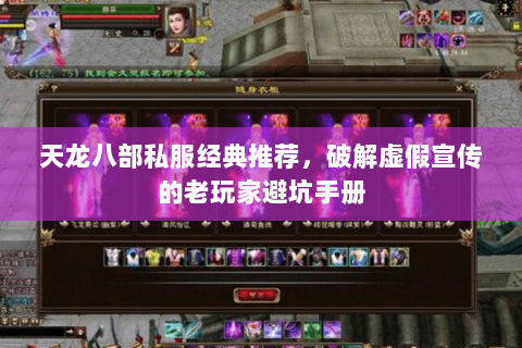 天龙八部私服经典推荐,破解虚假宣传的老玩家避坑手册 天龙八部私服经典推荐,破解虚假宣传的老玩家避坑手册