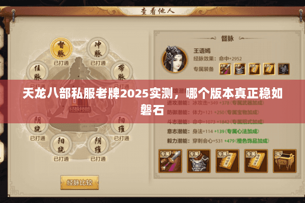 天龙八部私服老牌2025实测,哪个版本真正稳如磐石 天龙八部私服老牌2025实测,哪个版本真正稳如磐石
