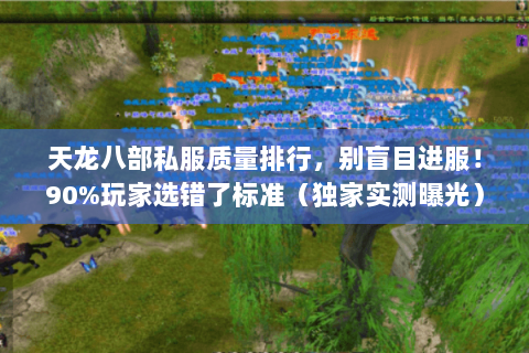 天龙八部私服质量排行,别盲目进服!90%玩家选错了标准(独家实测曝光) 天龙八部私服质量排行,别盲目进服!90%玩家选错了标准(独家实测曝光)
