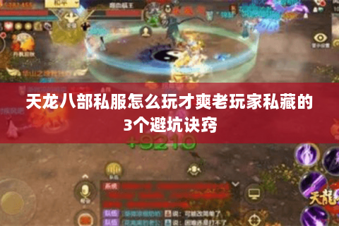 天龙八部私服怎么玩才爽老玩家私藏的3个避坑诀窍 天龙八部私服怎么玩才爽老玩家私藏的3个避坑诀窍