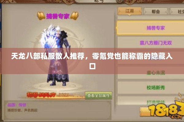 天龙八部私服散人推荐,零氪党也能称霸的隐藏入口 天龙八部私服散人推荐,零氪党也能称霸的隐藏入口