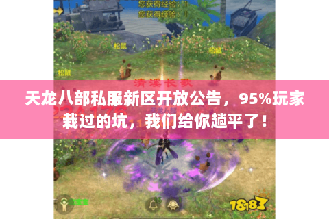 天龙八部私服新区开放公告,95%玩家栽过的坑,我们给你趟平了! 天龙八部私服新区开放公告,95%玩家栽过的坑,我们给你趟平了!