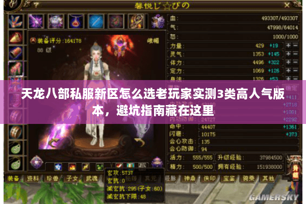 天龙八部私服新区怎么选老玩家实测3类高人气版本,避坑指南藏在这里 天龙八部私服新区怎么选老玩家实测3类高人气版本,避坑指南藏在这里