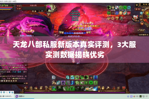 天龙八部私服新版本真实评测,3大服实测数据揭晓优劣 天龙八部私服新版本真实评测,3大服实测数据揭晓优劣