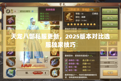 天龙八部私服更新，2025版本对比选服独家技巧
