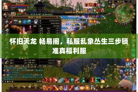 怀旧天龙 畅易阁，私服乱象丛生三步锁准真福利服