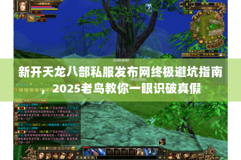新开天龙八部私服发布网终极避坑指南,2025老鸟教你一眼识破真假 新开天龙八部私服发布网终极避坑指南,2025老鸟教你一眼识破真假