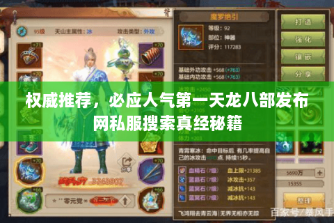 权威推荐，必应人气第一天龙八部发布网私服搜索真经秘籍