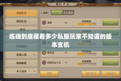 炼魂到底藏着多少私服玩家不知道的版本玄机 炼魂到底藏着多少私服玩家不知道的版本玄机