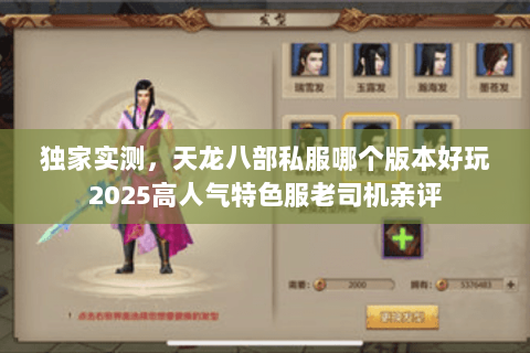 独家实测,天龙八部私服哪个版本好玩2025高人气特色服老司机亲评 独家实测,天龙八部私服哪个版本好玩2025高人气特色服老司机亲评