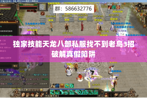 独家技能天龙八部私服找不到老鸟3招破解真假陷阱 独家技能天龙八部私服找不到老鸟3招破解真假陷阱