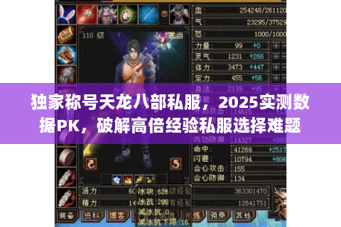 独家称号天龙八部私服,2025实测数据PK,破解高倍经验私服选择难题 独家称号天龙八部私服,2025实测数据PK,破解高倍经验私服选择难题