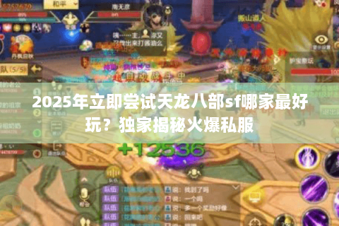 2025年立即尝试天龙八部sf哪家最好玩?独家揭秘火爆私服 2025年立即尝试天龙八部sf哪家最好玩?独家揭秘火爆私服