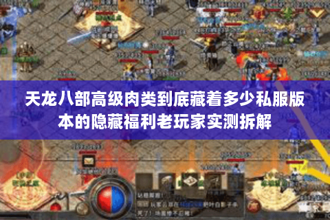 天龙八部高级肉类到底藏着多少私服版本的隐藏福利老玩家实测拆解 天龙八部高级肉类到底藏着多少私服版本的隐藏福利老玩家实测拆解