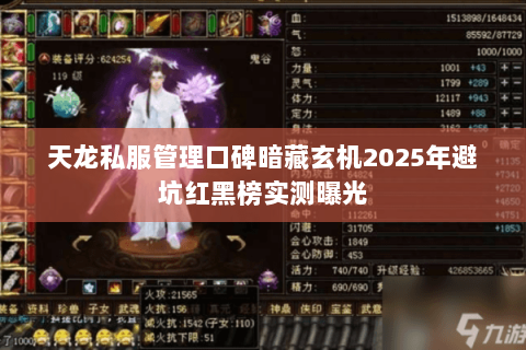 天龙私服管理口碑暗藏玄机2025年避坑红黑榜实测曝光 天龙私服管理口碑暗藏玄机2025年避坑红黑榜实测曝光