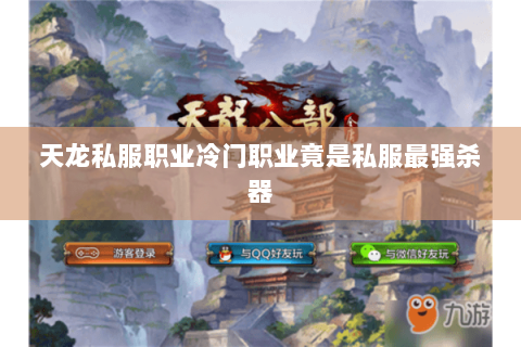 天龙私服职业冷门职业竟是私服最强杀器 天龙私服职业冷门职业竟是私服最强杀器