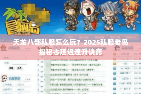 天龙八部私服怎么玩?2025私服老鸟揭秘零延迟速升诀窍 天龙八部私服怎么玩?2025私服老鸟揭秘零延迟速升诀窍