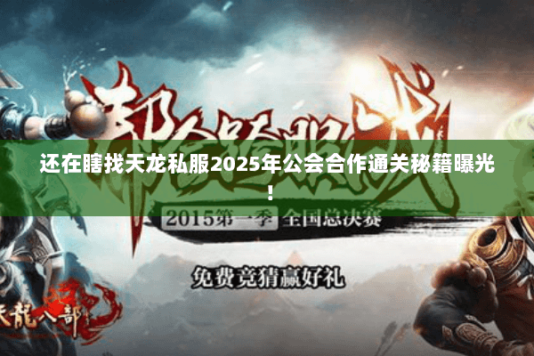 还在瞎找天龙私服2025年公会合作通关秘籍曝光! 还在瞎找天龙私服2025年公会合作通关秘籍曝光!
