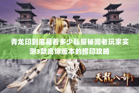青龙印到底藏着多少私服秘闻老玩家实测3款高爆版本的捞印攻略 青龙印到底藏着多少私服秘闻老玩家实测3款高爆版本的捞印攻略