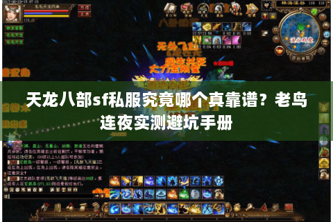 天龙八部sf私服究竟哪个真靠谱?老鸟连夜实测避坑手册 天龙八部sf私服究竟哪个真靠谱?老鸟连夜实测避坑手册