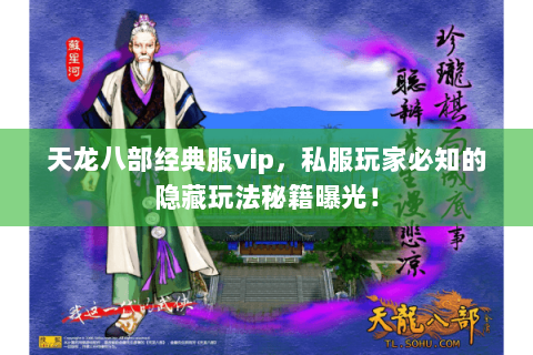 天龙八部经典服vip，私服玩家必知的隐藏玩法秘籍曝光！