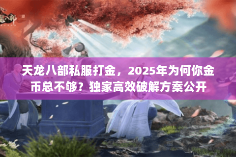 天龙八部私服打金，2025年为何你金币总不够？独家高效破解方案公开