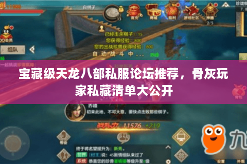 宝藏级天龙八部私服论坛推荐，骨灰玩家私藏清单大公开