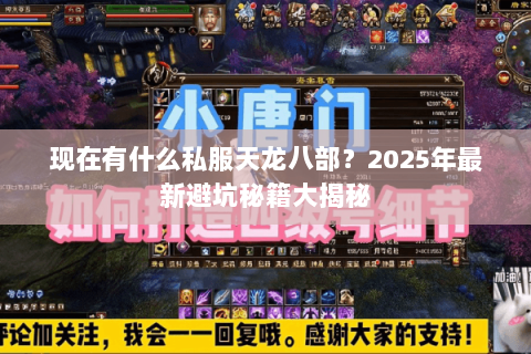现在有什么私服天龙八部?2025年最新避坑秘籍大揭秘 现在有什么私服天龙八部?2025年最新避坑秘籍大揭秘