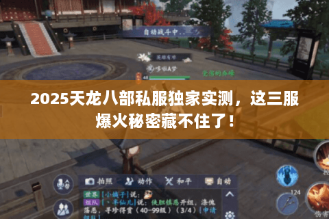 2025天龙八部私服独家实测,这三服爆火秘密藏不住了! 2025天龙八部私服独家实测,这三服爆火秘密藏不住了!