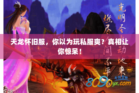 天龙怀旧服,你以为玩私服爽?真相让你惊呆! 天龙怀旧服,你以为玩私服爽?真相让你惊呆!