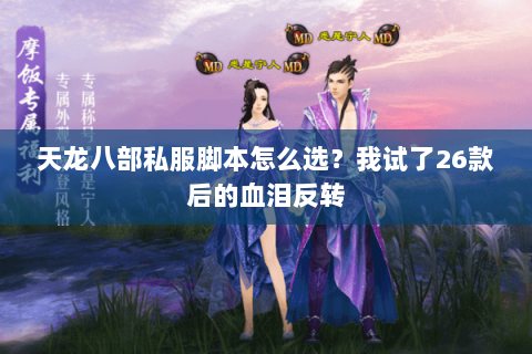 天龙八部私服脚本怎么选?我试了26款后的血泪反转 天龙八部私服脚本怎么选?我试了26款后的血泪反转