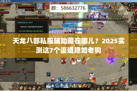 天龙八部私服辅助藏在哪儿？2025实测这7个渠道稳如老狗