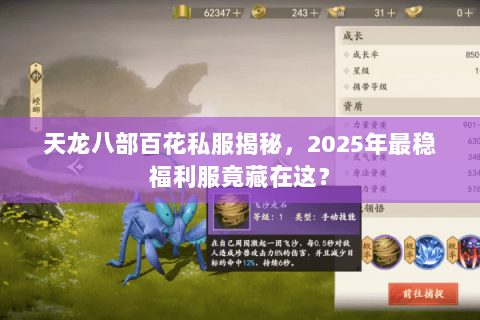 天龙八部百花私服揭秘,2025年最稳福利服竟藏在这? 天龙八部百花私服揭秘,2025年最稳福利服竟藏在这?
