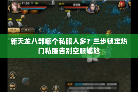 新天龙八部哪个私服人多？三步锁定热门私服告别空服尴尬