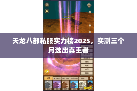 天龙八部私服实力榜2025，实测三个月选出真王者