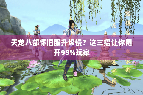 天龙八部怀旧服升级慢?这三招让你甩开99%玩家 天龙八部怀旧服升级慢?这三招让你甩开99%玩家