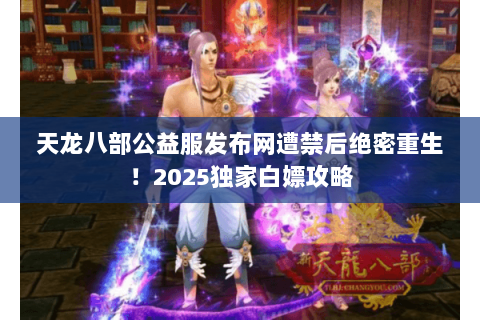 天龙八部公益服发布网遭禁后绝密重生!2025独家白嫖攻略 天龙八部公益服发布网遭禁后绝密重生!2025独家白嫖攻略