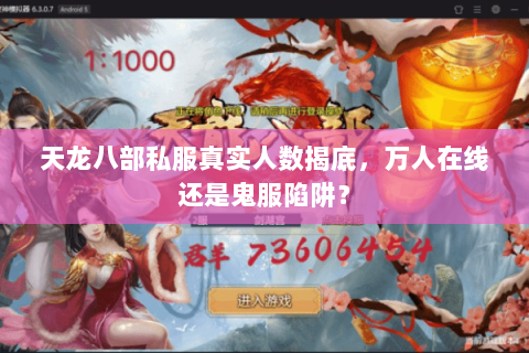 天龙八部私服真实人数揭底,万人在线还是鬼服陷阱? 天龙八部私服真实人数揭底,万人在线还是鬼服陷阱?