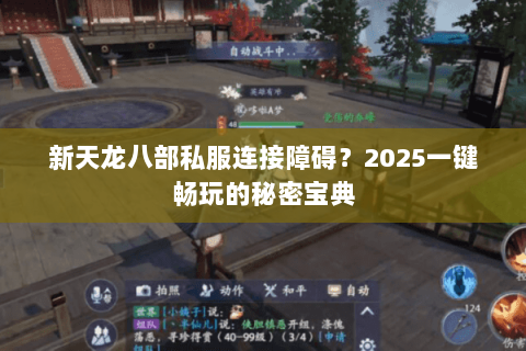 新天龙八部私服连接障碍?2025一键畅玩的秘密宝典 新天龙八部私服连接障碍?2025一键畅玩的秘密宝典