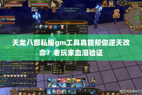 天龙八部私服gm工具真能帮你逆天改命？老玩家血泪验证