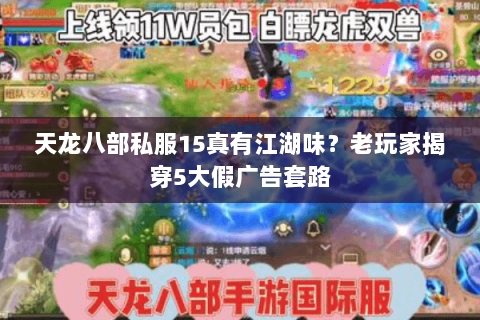 天龙八部私服15真有江湖味?老玩家揭穿5大假广告套路 天龙八部私服15真有江湖味?老玩家揭穿5大假广告套路