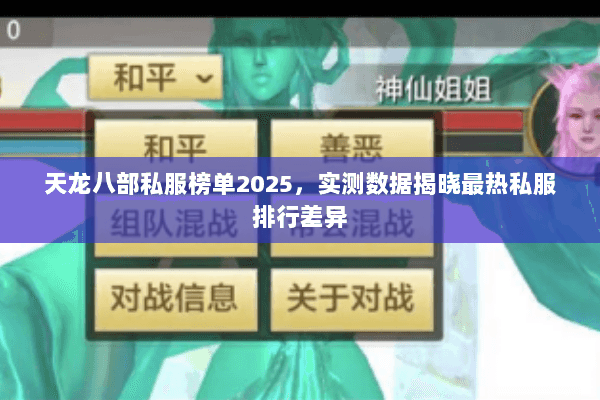 天龙八部私服榜单2025,实测数据揭晓最热私服排行差异 天龙八部私服榜单2025,实测数据揭晓最热私服排行差异