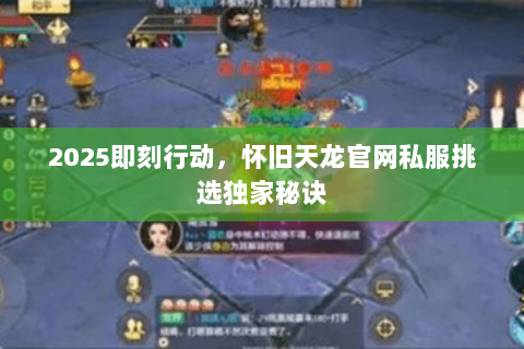 2025即刻行动，怀旧天龙官网私服挑选独家秘诀